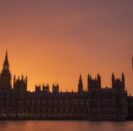 Houses of Parliament at sunset